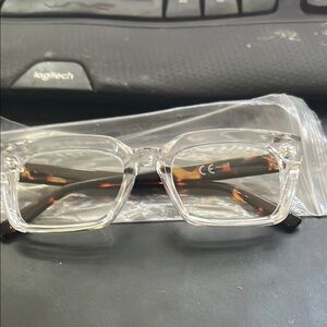 Clear Rectangular Glasses